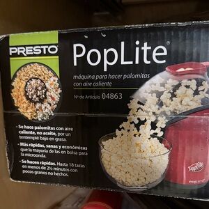 Presto PopLite Red Popcorn Maker